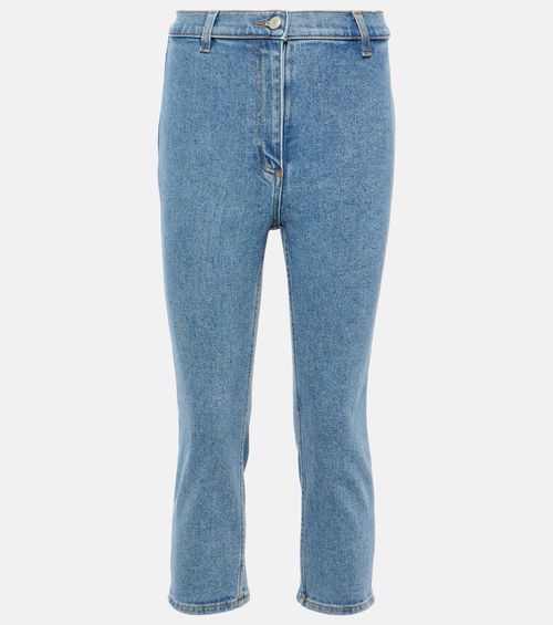 High-rise skinny jeans