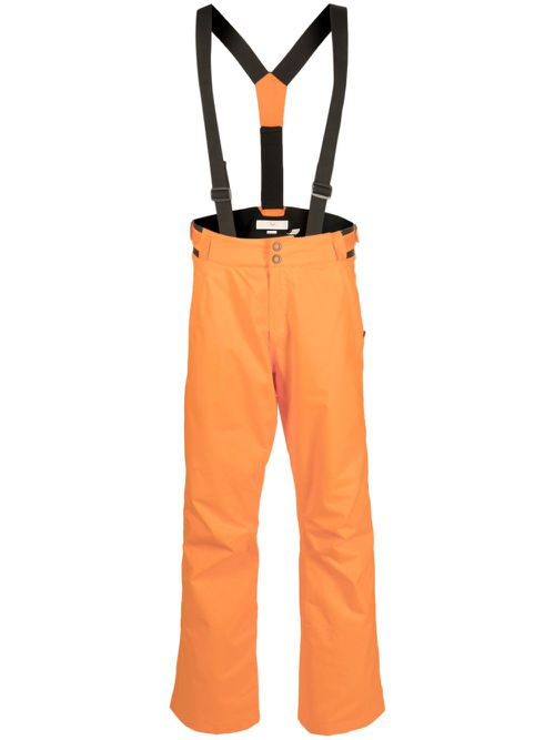 Logo-print straight-leg ski trousers - Orange