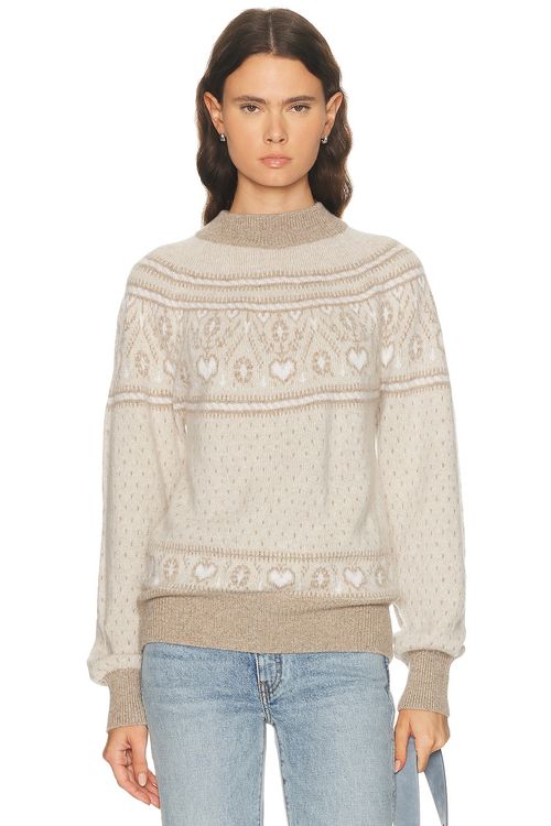 KHAITE STRICK GUY in Mehrfarbig hell - Beige. XS also in L