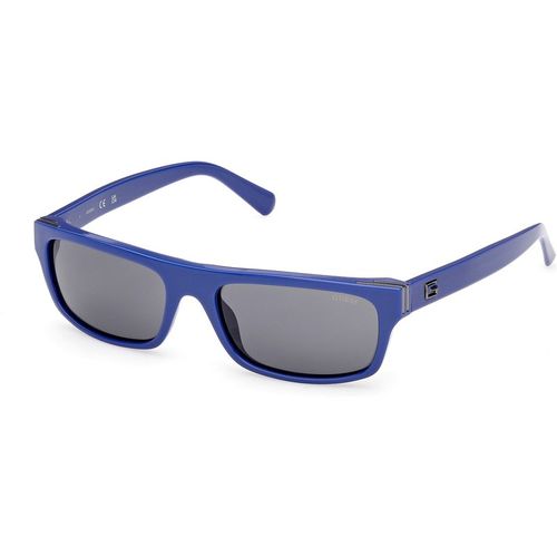 Guess Hombre Guess GU00276 90A Gafas de sol Inyectado Azul Fumar Cuadrada Norma
