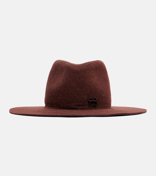 Wool-blend felt fedora