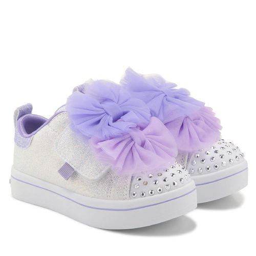 Kids' Twinkle Sparks Light Up Sneaker Toddler/Little Kid Shoes (White/Lavender)