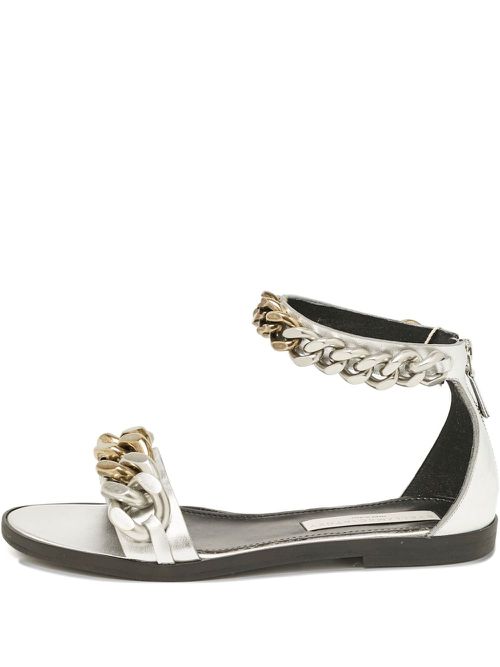2024 Falabella sandals - Silver