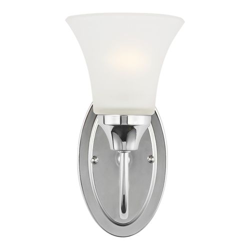 Holman 1-Light Bathroom Vanity Light Sconce in Chrome