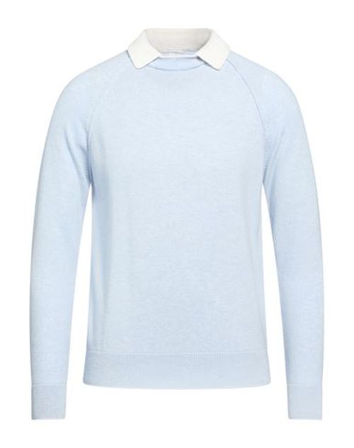 Platinum Man Sweater Sky blue Size M Cashmere