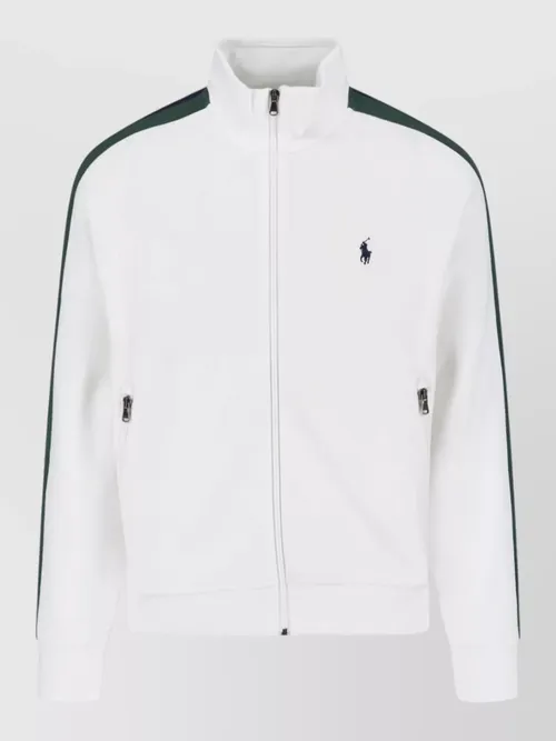 Polo Ralph Lauren - high collar sweatshirt jacket ribbed cuff