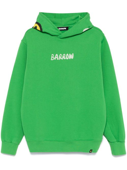 Logo-print hoodie - Green
