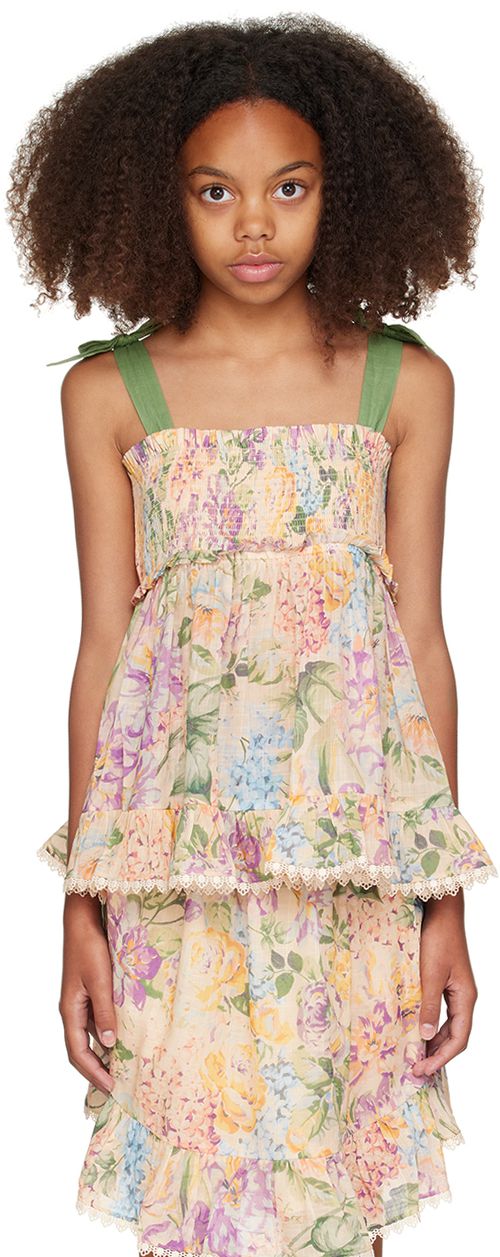 ZIMMERMANN Kids Multicolor Halliday Tank Top