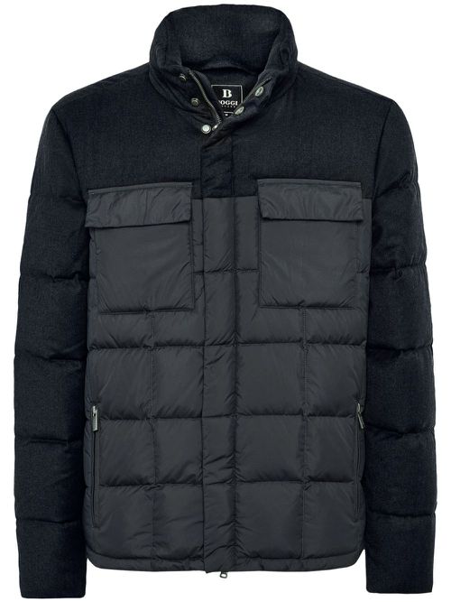 Wool padded jacket - Blue