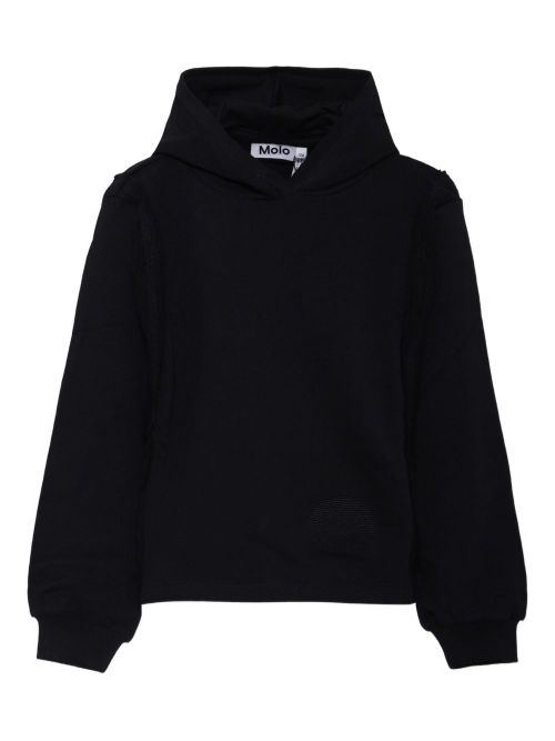 Organic cotton hoodie - Black