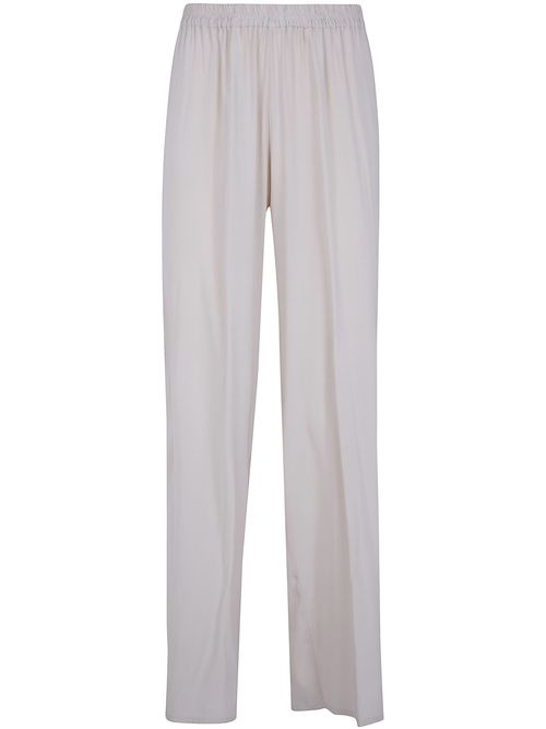 Rosso Puro Long Silk Trouser