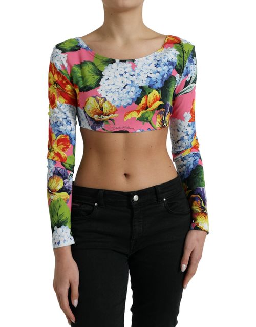 Floral-Print Viscose Blouse — Multicolor
