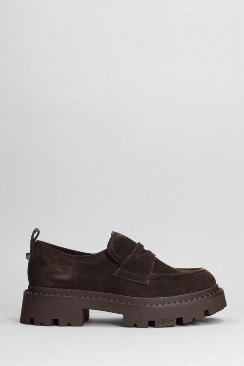Genial Loafers In Dark Brown Suede