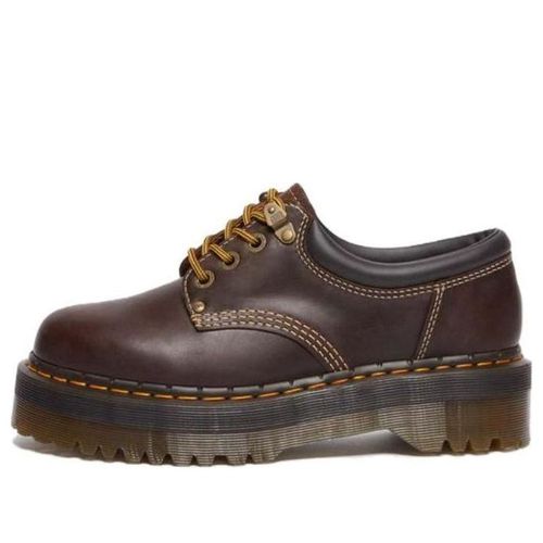 8053 Arc Crazy Horse Leather Platform Shoes 'Dark Brown'