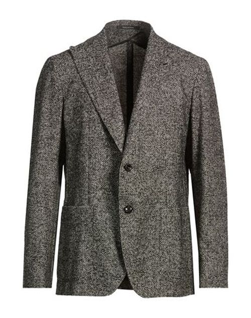 Man Blazer Charcoal Size 46 Virgin Wool, Polyamide, Acrylic