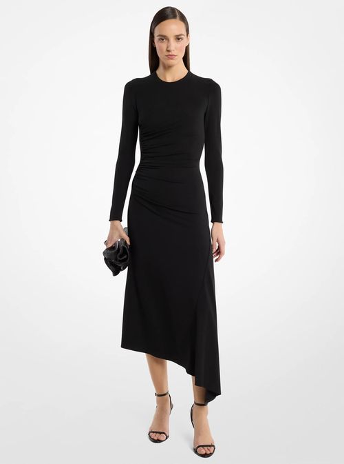 Stretch Matte Jersey Asymmetric Dress