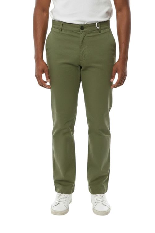 Green Slim Chino Pants