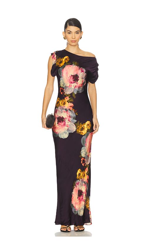 Amanda Uprichard Elroy Maxi Dress in Black. XL. Also in XS, S