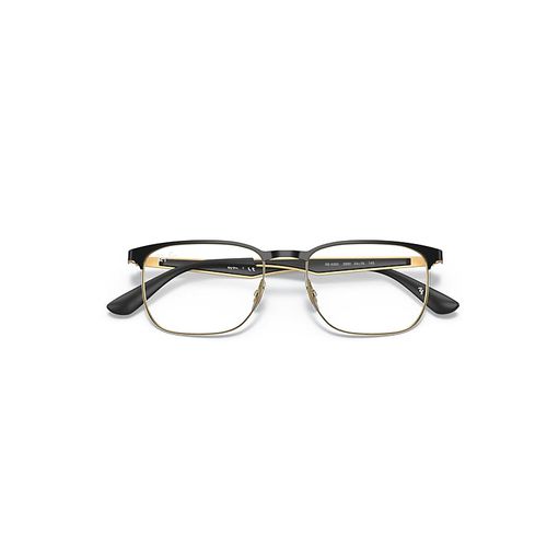 Ray-Ban Rb6363 Optics Eyeglasses Gold Frame Clear Lenses Polarized 52-18