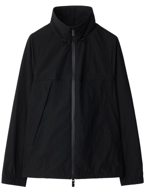 Cotton Blend Jacket - Black