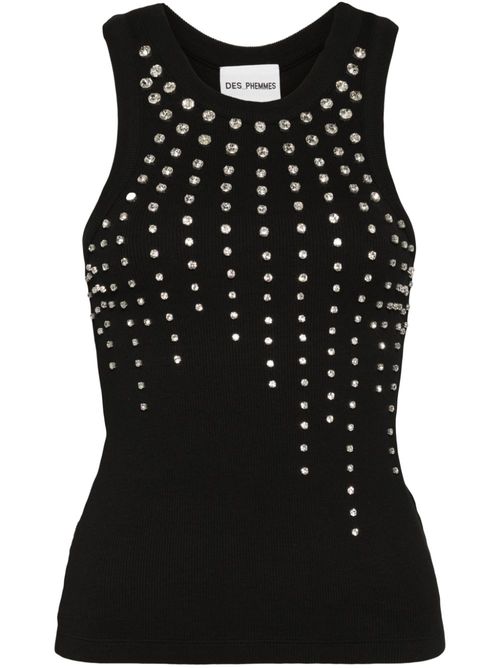 Dye tank top - Black