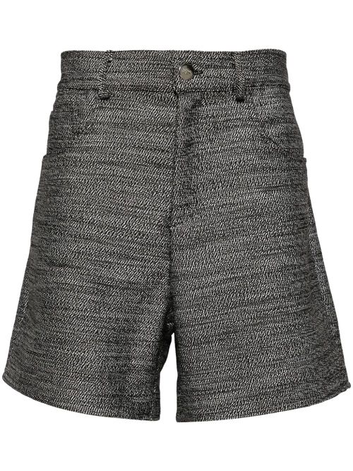 Five-pocket tailored shorts - Black