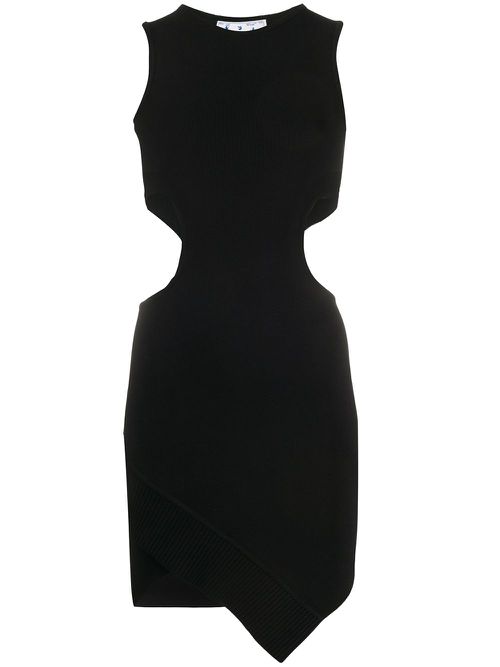 Swiss Cheese knitted dress - Black