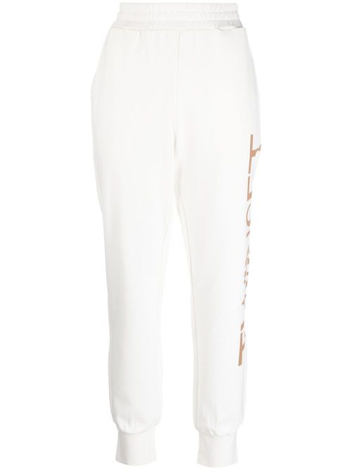 Logo-print track pants - White