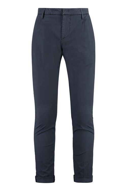 Cotton Chino Trousers with Roll-Up Cuffs