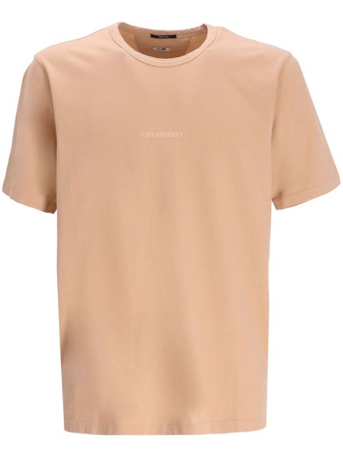 Logo-print cotton T-shirt - Neutrals
