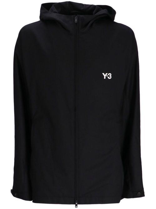 Logo-print track jacket - Black