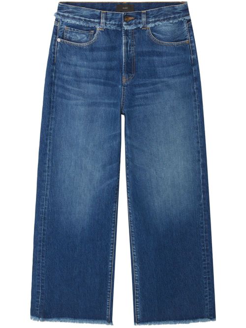 Fringed jeans - Blue