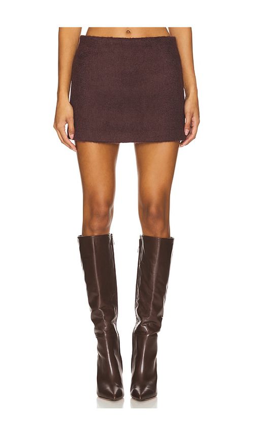 Bubish Hailey Mini Skirt in Chocolate.  XS. Also in L