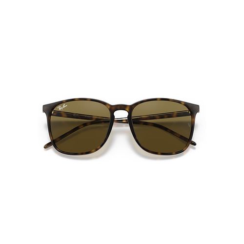 Ray-Ban Rb4387 Sunglasses Light Havana Frame Brown Lenses 56-18