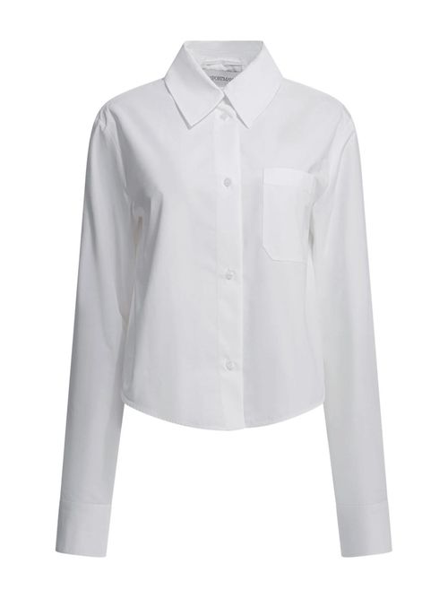 White Pleated Shirt