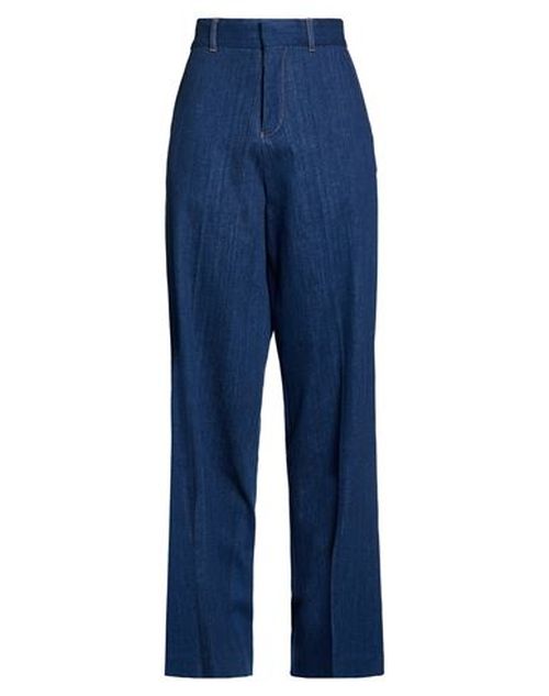 Woman Jeans Blue Size M Cotton, Elastane