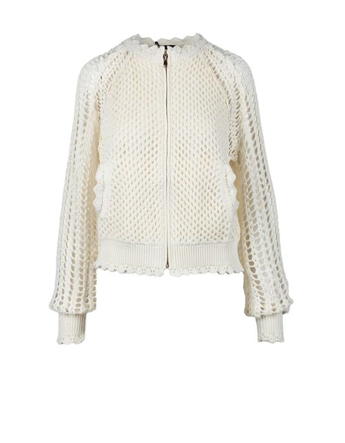 Womens White Cardigan