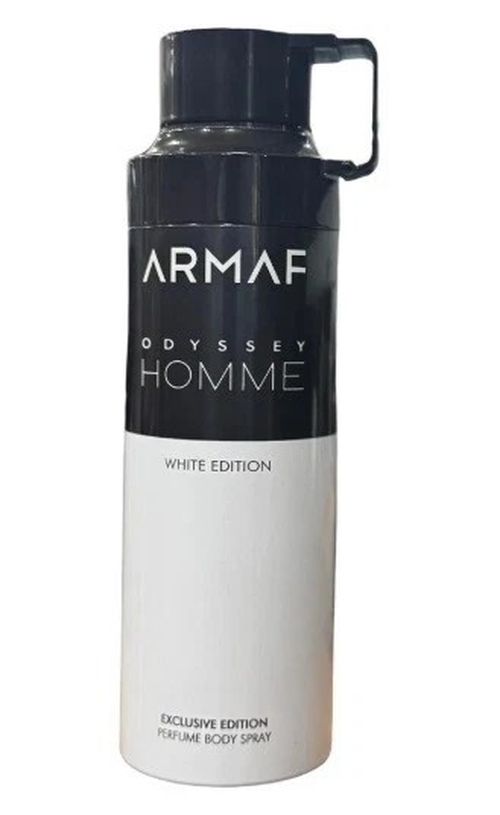 Mens Odyssey Homme White Edition Body Spray 6.8 oz Fragrances 6294015190656