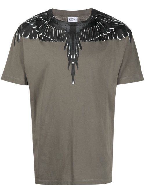 Icon Wings organic cotton T-shirt - Green