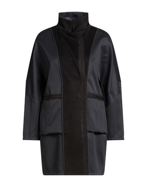 Woman Coat Black Size 6 Wool