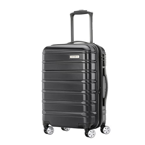 Samsonite Omni 2 Domestic Carry-On Luggage - 22x14x9 Airline-Approved - Features Expandable Polycarbonate Shell
