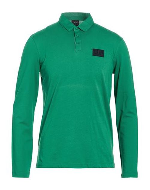 Man Polo shirt Green Size S Cotton