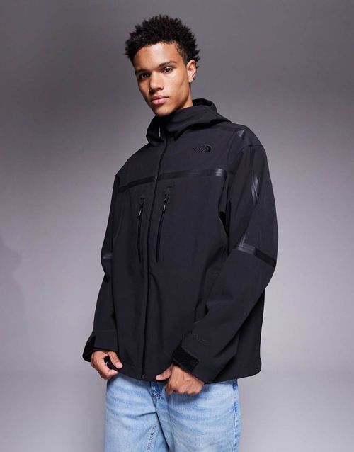 Unisex nse softshell hooded jacket in tnf black