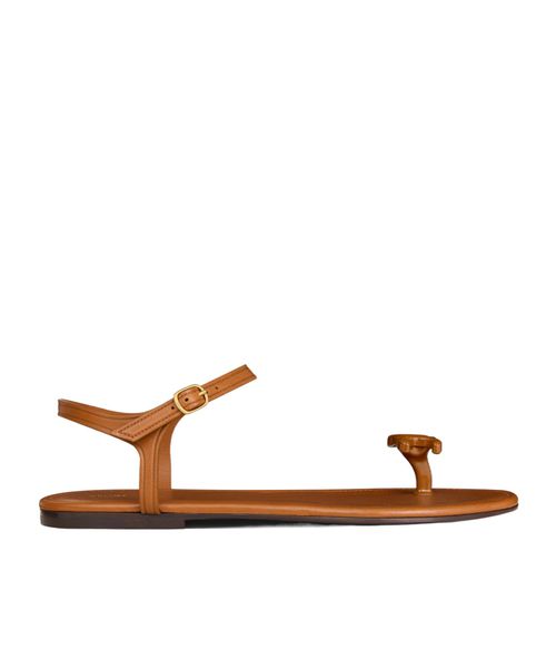 BAY - TRIOMPHE THONG SANDAL IN SUPPLE CALFSKIN