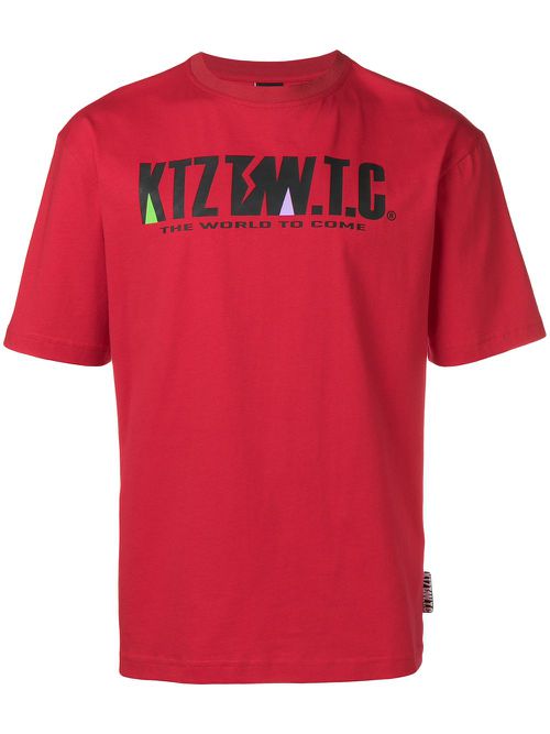 Mountain letter T-shirt - Red