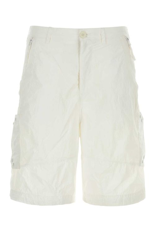 Nylon Bermuda Shorts — White