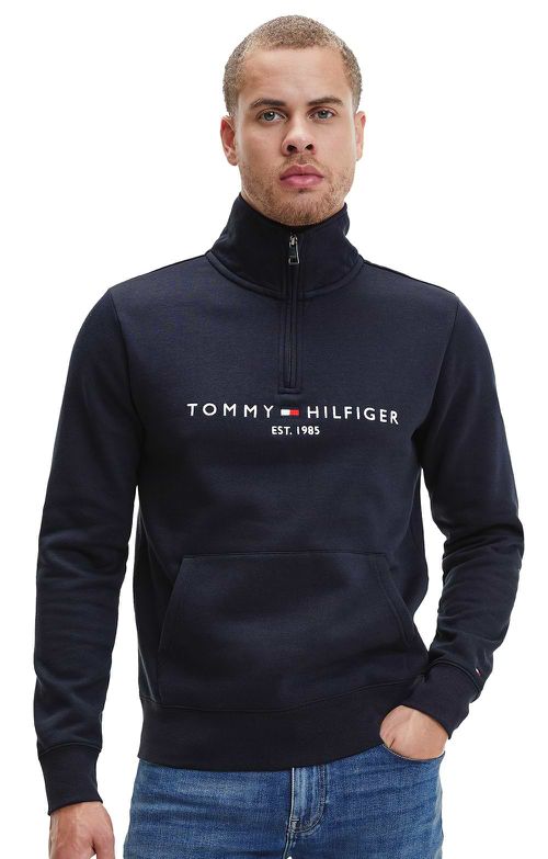 Men's Mock Turtle Neck Jumper, Desert Sky
