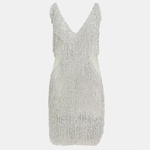 Gatsby Tassel Embellished Short Dress