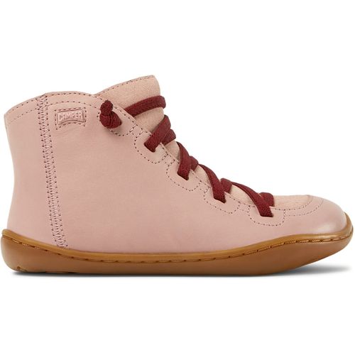 CAMPER Peu - Bottes pour Filles - Rose, 26, Cuir lisse