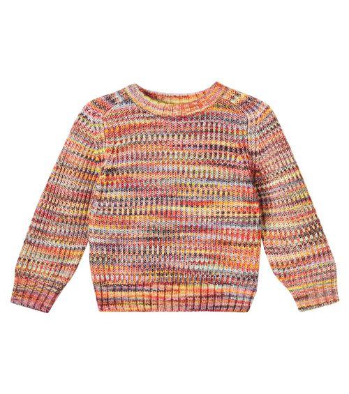 Bosse space-dyed cotton-blend sweater